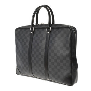 Louis Vuitton Black Voyage Business Bag Graphite Document Porte
